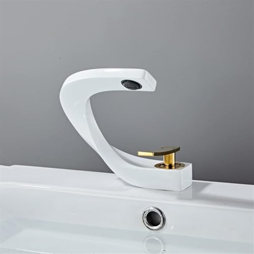 KANBUN Küchenspüle Mixer klopft Badezimmer Wasserhahn Schwarz und Messingbecken kaltes heißes Wasserkippdeck montiert KANBUN Küchenspüle Mixer klopft Badezimmer Wasserhahn Schwarz und Messingbecken kaltes heißes Wasserkippdeck montiert von KANBUN