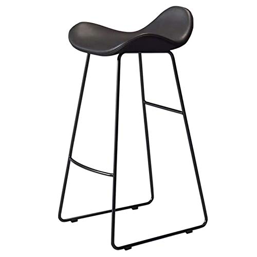 KANBUN Stuhl Simplicity Bar Metal Eisen Barchairs Café Küchentischtheschleer mit bequemer Schwammpolsterfuß -Pedal -Sitzhöhe 70 cm (Farbe: 005) von KANBUN