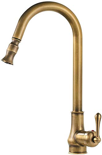 KANBUN Vintage Retro -Stil Antique Messing Küchenspüle Mixer Tippen Sie mit 360 ° Drehauszug Auszug KANBUN Vintage Retro -Stil Antique Messing Küchenspüle Mixer Tippen Sie mit 360 ° Drehauszug Auszug von KANBUN