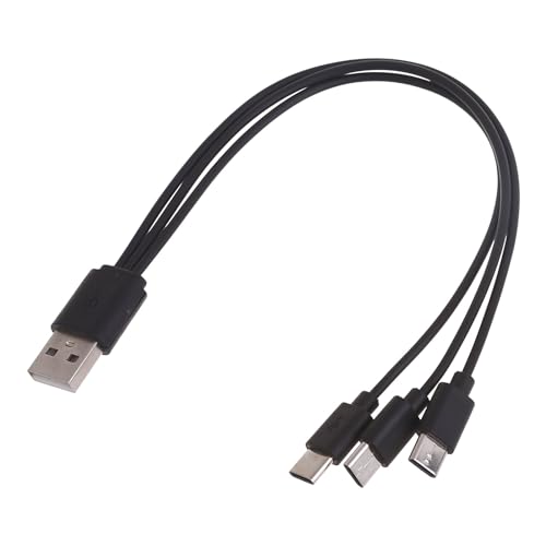 KANGQL Multi-Ladekabel, USB-C-Splitterkabel, 1/2/3/4-in-1-Schnellladekabel mit 1/2/3/4 Typ-C-Anschluss für Telefon, Tablet von KANGQL