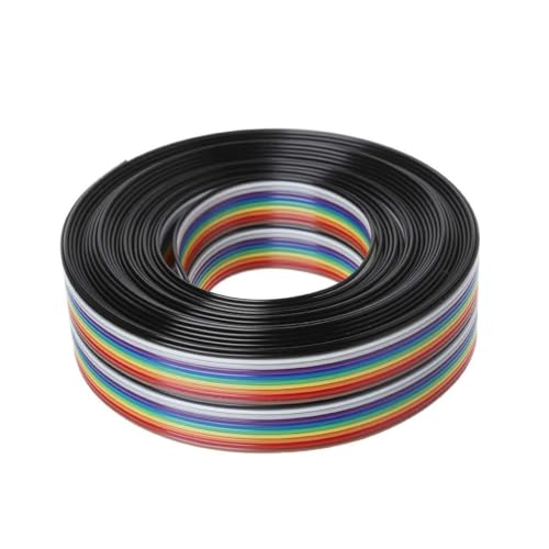 KANGQL Regenbogen-Kabel, 5 m, Regenbogen-Kabel, 20-polig, für Draht mit 1,27 mm Leitungsdrähten KANGQL Regenbogen-Kabel, 5 m, Regenbogen-Kabel, 20-polig, für Draht mit 1,27 mm Leitungsdrähten von KANGQL
