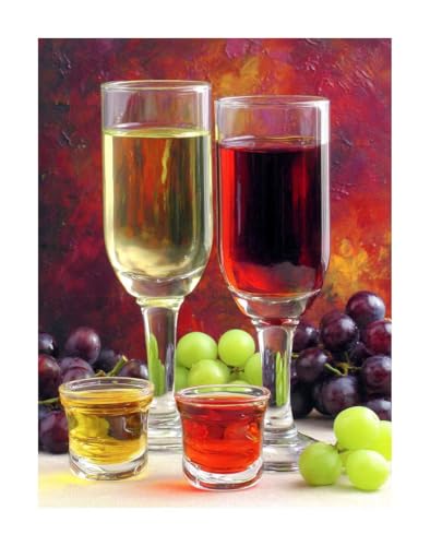 Traube 5D Diamond Painting Erwachsene - Obst Full Drill Diamant Painting Kinder Bilder, DIY Mosaic Bastelset für Erwachsene, Diamant Malerei Stickerei Groß für Home Decor 50 x 70 cm KSWF618 von KANGSONGWENJIAJU