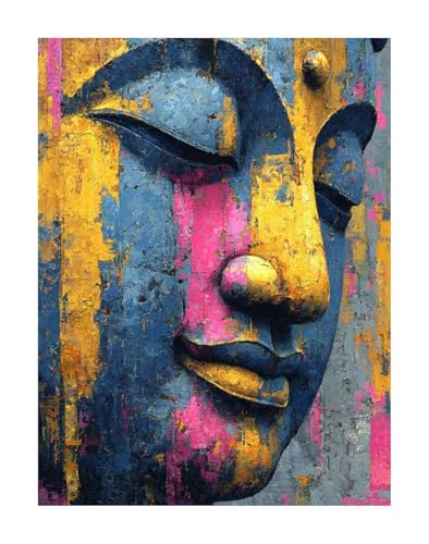 Zen Diamond Painting Kit Groß XXL 50 x 70 cm, 5D DlY Landschaft Diamant Painting Kinder Full drill Daiments Malerei Erwachsene, Diamond Art Mosaic Stickerei Bastelset Geschenk Wand Dekor KSWF576 von KANGSONGWENJIAJU