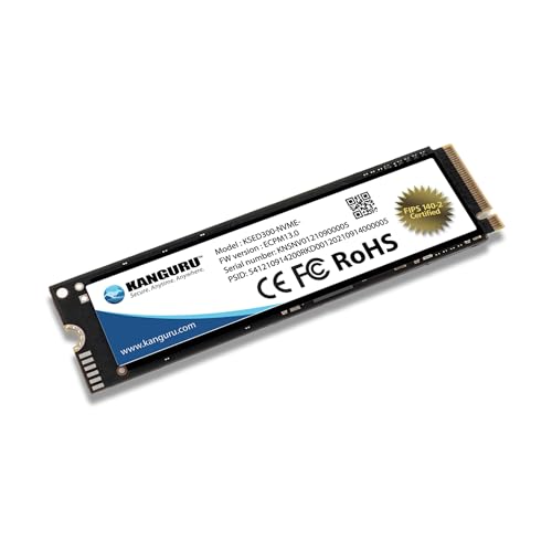 KANGURU Defender SED300 M.2 NVMe - 1TB internes selbstverschlüsselndes Solid State Drive - FIPS 140-2 zertifiziert KANGURU Defender SED300 M.2 NVMe - 1TB internes selbstverschlüsselndes Solid State Drive - FIPS 140-2 zertifiziert von KANGURU
