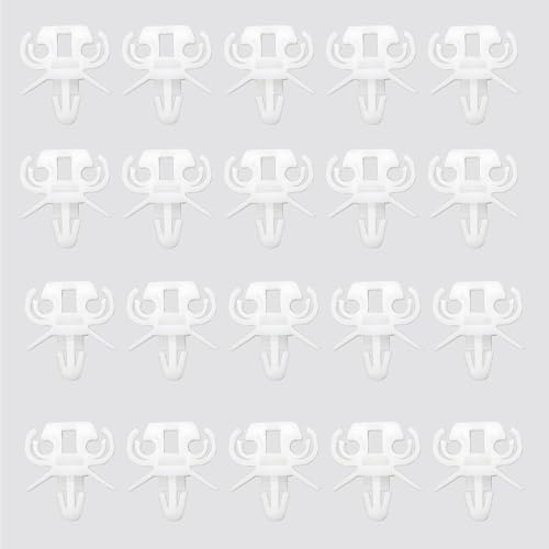 15 Stück Bremsleitung Halterclips für VW Bus T2 T3 T4,Bremsleitungshalter Clip,4.4mm Auto Bremsschlauch Halterung,Kunststoff Bremsrohr Befestigungsclip,Kompatibel mit V-W Bus T2 T3 T4 von KANGWFAN