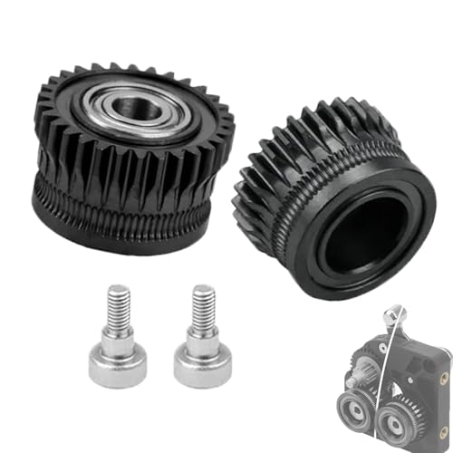 2 Stück Extruder zahnrad Kit,Vernickelter Gehärteter 3D Druckerantrieb Filament Extruder Gear,upgrade Drucker-Zahnrad,Compatible With Creality K1 K1 Max K1C,Compatible With Ender 3 V3 V3 Plus 2 Stück Extruder zahnrad Kit,Vernickelter Gehärteter 3D Druckerantrieb Filament Extruder Gear,upgrade Drucker-Zahnrad,Compatible With Creality K1 K1 Max K1C,Compatible With Ender 3 V3 V3 Plus von KANGWFAN