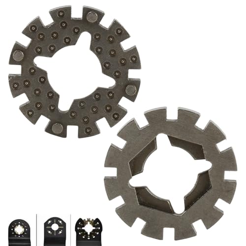 4 Stück Adapter für Oszillierende sägeblatt,Multicutter Universal Adapter,Werkzeugschaftadapter,Kompatibel mit Bosch Kompatibel mit Fein Kompatibel mit Multimaster Kompatibel mit Makita von KANGWFAN