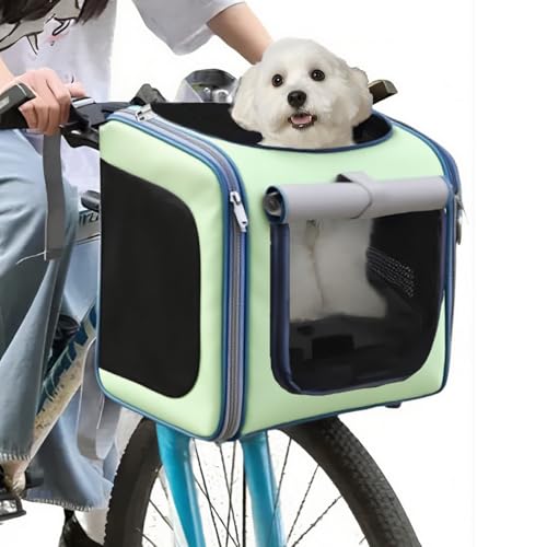 Hundekorb Fahrrad Vorne,Erweiterbarer Faltbarer Hund Bike Korb,Haustier Fahrradkorb Mit 4-Offenen Türen 4-Mesh-Fenster,Hundefahrradkorb Vorderkorb Tiere bis 10 kg,Für Kleine Hundekatzen Welpen Pet Hundekorb Fahrrad Vorne,Erweiterbarer Faltbarer Hund Bike Korb,Haustier Fahrradkorb Mit 4-Offenen Türen 4-Mesh-Fenster,Hundefahrradkorb Vorderkorb Tiere bis 10 kg,Für Kleine Hundekatzen Welpen Pet von KANGWFAN