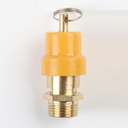 Luftkompressor Sicherheitsventil,Sicherheitsventil Druckluftkompressor-Druckbegrenzungsventil,Druckregler Heavy Duty Elektrowerkzeuge Zubehör,für Luftkompressor,3/8Gewinde, 11.76 bar Luftkompressor Sicherheitsventil,Sicherheitsventil Druckluftkompressor-Druckbegrenzungsventil,Druckregler Heavy Duty Elektrowerkzeuge Zubehör,für Luftkompressor,3/8Gewinde, 11.76 bar von KANGWFAN