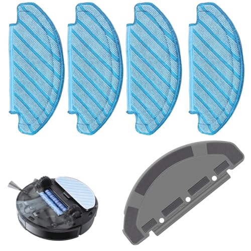 Wisch Saugroboter Wischtücher Halterung,mit 4 Roboterstaubsauger Mopp-Tuch Ersatzteile,Wischtuchhalter Platte Halter Zubehör,für ECOVACS DEEBOT T9 Max T8 T8AIVI N8 Pro N8 Pro Plus DX93 DDX96 Wisch Saugroboter Wischtücher Halterung,mit 4 Roboterstaubsauger Mopp-Tuch Ersatzteile,Wischtuchhalter Platte Halter Zubehör,für ECOVACS DEEBOT T9 Max T8 T8AIVI N8 Pro N8 Pro Plus DX93 DDX96 von KANGWFAN
