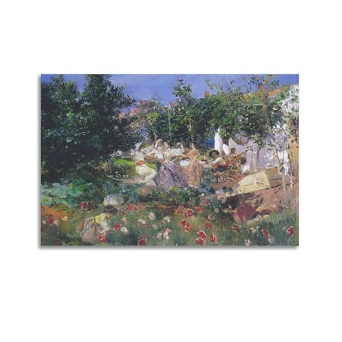 KANGZENG Joaquín Sorolla Malerwerke (valencianischer Fiesin an Orangenhain), Kunstposter, Kunst, Leinwand, Dekor, Wanddruck, Foto, Zuhause, moderne Dekorationen, 40 x 60 cm von KANGZENG
