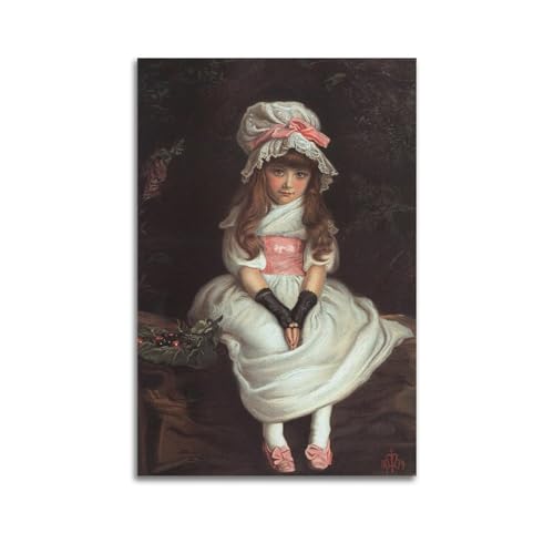KANGZENG John Everett Millais Malerwerke (Cherry Ripe), Kunstposter, Heimdekoration, Wandkunst, zum Aufhängen, Bild, Druck, Schlafzimmer, dekorativ, ästhetisch, 40 x 60 cm von KANGZENG