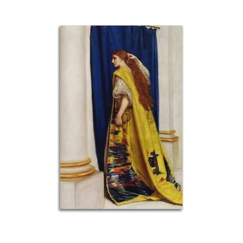 KANGZENG John Everett Millais Malerwerke (Esther), Kunstposter, Bild, Druck, Wandkunst, Leinwanddekoration, Heimdekoration, 50 x 75 cm von KANGZENG