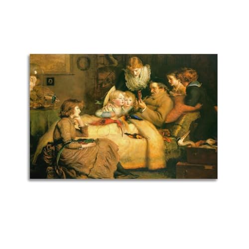 KANGZENG John Everett Millais Malerwerke (Herrschende Leidenschaft), Kunstposter, Wandkunst, Leinwanddrucke, hängendes Bild, Heimdekoration, Idee, 50 x 75 cm von KANGZENG