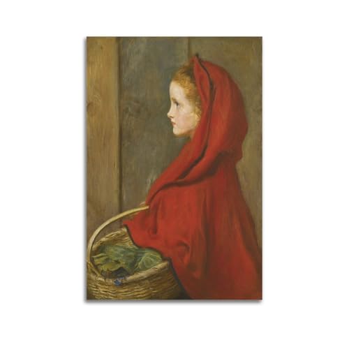 KANGZENG John Everett Millais Malerwerke (Rotkäppchen), Kunstposter, Kunst, Leinwand, Dekor, Wanddruck, Foto, Zuhause, moderne Dekoration, 30 x 45 cm von KANGZENG