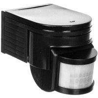 Kanlux SLICK JQ-LB PIR-Bewegungsmelder 1200W IP44 Einbau Reichweite bis 12m 160°/20° 3-2000 lx schwarz 08391 von KANLUX