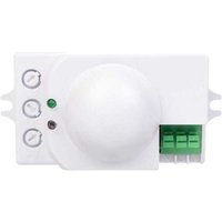 ROLF JQ-L MW 1200W IP20 Unterputz-Bewegungsmelder, Reichweite bis 8m, 360 2-2000 lx, weiß, 08820 von KANLUX