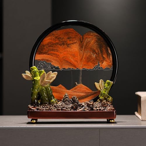 KANLVU Sandbilder Bild Flüssige Bewegung 3D-Fließende Sandmalerei Dynamisch Sandscape Schreibtischdekoration Für Erwachsene Kinder Zimmer Büro Dekoration von KANLVU