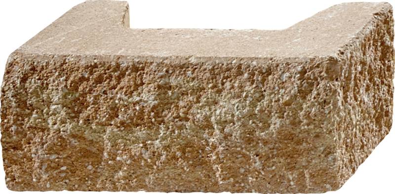 Kann Bruchsteinmauer Pfeilerelement 37,2x18,6x15 cm sandstein von KANN