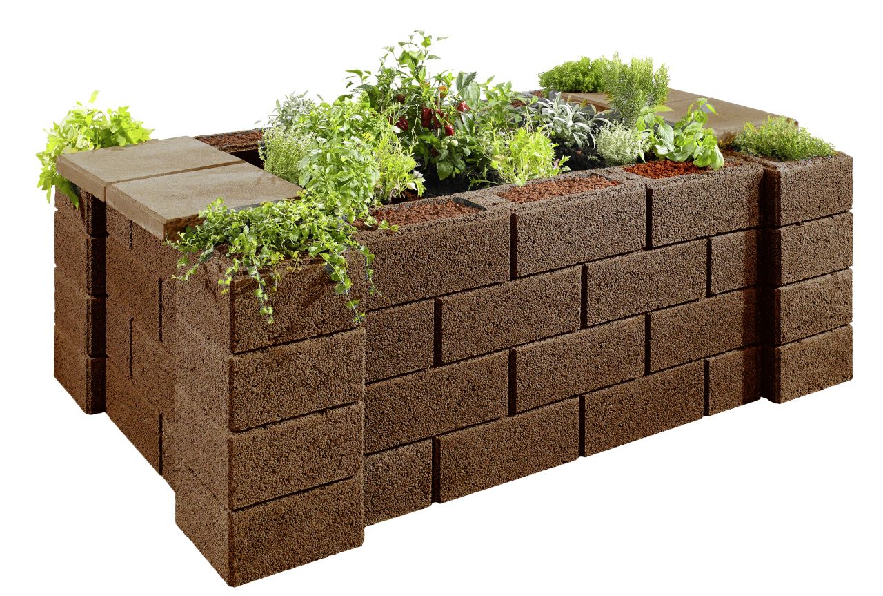 Kann Hochbeet-Set 3 Garten 230 x 150 x 85 cm braun von KANN