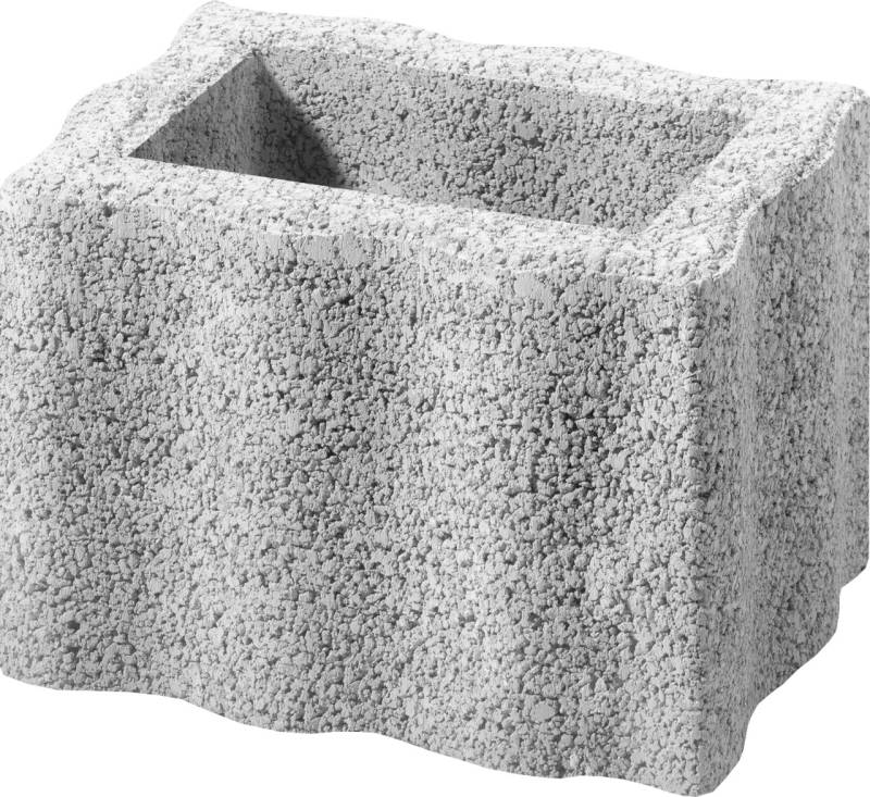 Kann Pflanzstein Wellino 30 x 20 x 20 cm grau von KANN