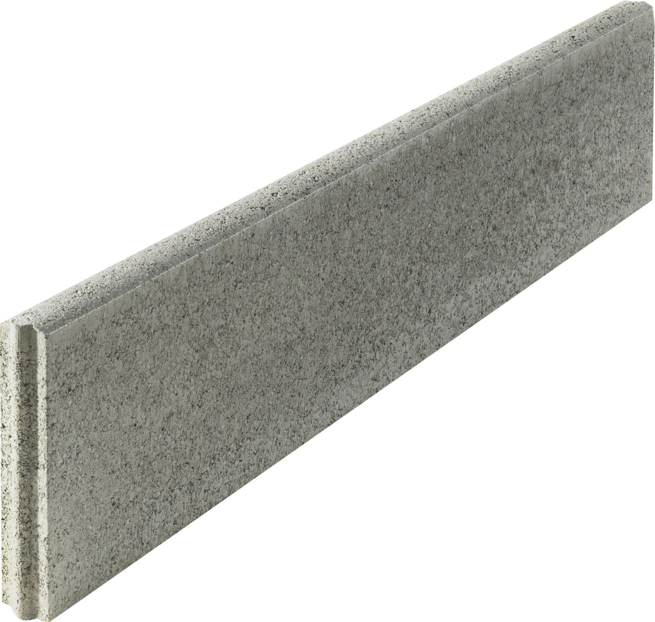 Kann Randstein mit Nut- und Feder 100 x 25 x 5 cm grau von KANN