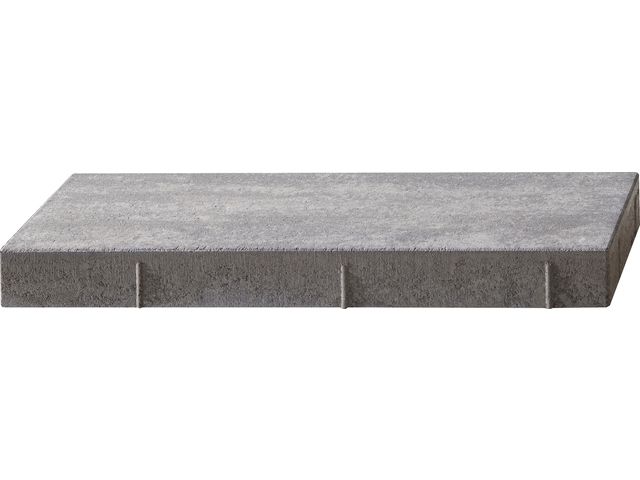 Kann Terrassenplatte Rayon 80 x 20 x 7,5 cm grau-alpin von KANN