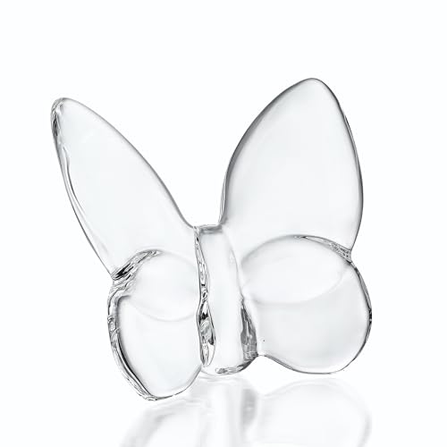kanpura Crystal Flying Butterfly Figurine Collection Cut Glass Butterfly Ornament Statue Crystal Animal Collectible (Clear) von kanpura