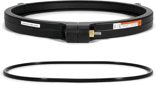 DEX2421JKIT Kartuschenfilterklemme und Dichtungssatz, Spannkontrollklemme Ersatzteile kompatibel mit Hayward SwimClear & ProGrid DE Poolfiltern von KAOLALI