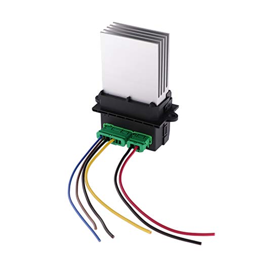 KAOLALI Gebläsemotorregler Vorwiderstand Gebläse-Widerstand der Klimaanlage mit Linie Kompatibel für Citroen Renault Megane Scenic Clio Peugeot 207 607 OEM 7701048390 7701207718 6441L2 von KAOLALI