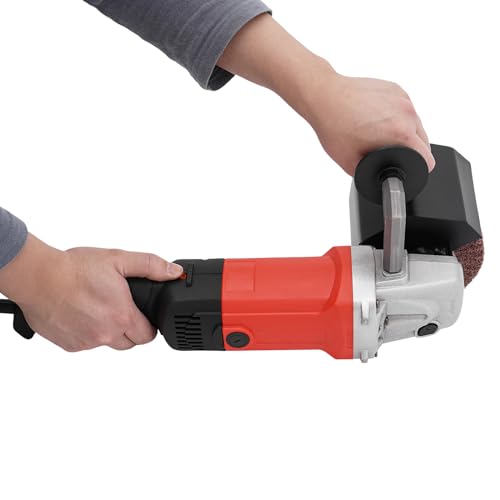 2200W Satiniermaschine Schleifmaschine Bürstenschleifer Polieren Walzenschleif 6-Geschwindigkeit Drahtziehmaschine zur Renovierung von Oberflächen aller Art von KAPIPALA