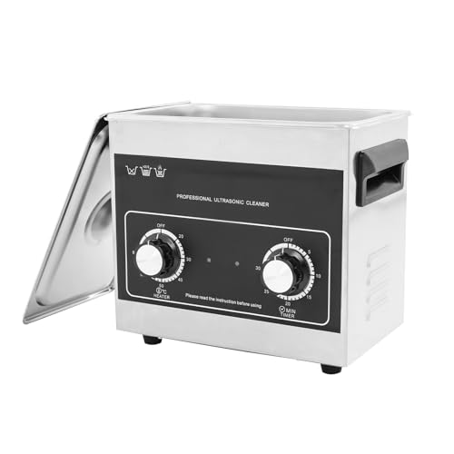 3L Mehrere Funktionen Ultraschallreinigungsgerät Edelstahl mit Heizung, Timer und Entgasungsfunktion Professioneller Schallreiniger 120W Ultraschallreiniger für Laboratorien, Schmuck- und Elektronikin von KAPIPALA