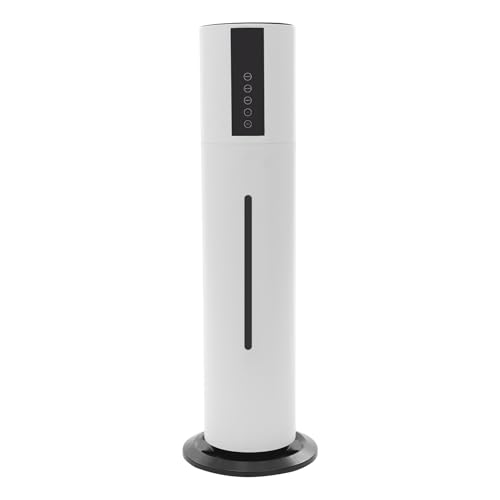 8L Luftbefeuchter mit Sterilisationsfunktionen 3 Stufen einstellbare Nebellautstärke mit LED-Anzeige Abschaltautomatik Top-Fill Humidifier 360° drehbarer Düse für Schlafzimmer, Büros, Babys 22x70cm von KAPIPALA