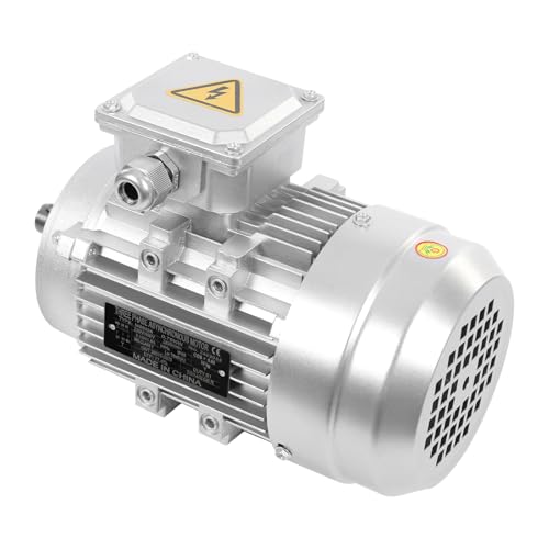 Drehstrom-Asynchronmotor Elektromotor 0,75kW 1400rpm 230/400V Drehstrommotor B14 Wellendurchmesser 19mm Industriemotor Electricmotor für Maschinen Industrie Bergbau 28.4x15.5x19.3cm von KAPIPALA