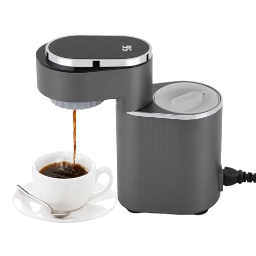 KAPIPALA Mini Espresso Kaffeemaschine, 85-95℃, 600 W, 150 ml, Tragbare Klappbare 15-Bar Italienische Kaffeemaschine für Unterwegs, mit 1 m Netzkabel 1-Tassen-Kaffeeautomat 17.2 x 21.3 cm KAPIPALA Mini Espresso Kaffeemaschine, 85-95℃, 600 W, 150 ml, Tragbare Klappbare 15-Bar Italienische Kaffeemaschine für Unterwegs, mit 1 m Netzkabel 1-Tassen-Kaffeeautomat 17.2 x 21.3 cm von KAPIPALA