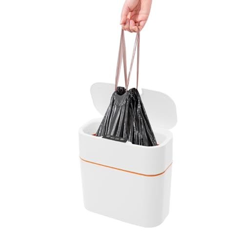 KAPIPALA Sensor Mülleimer mit Deckel 13L, Smarter Elektrischer Sensor, 3 Möglichkeiten zum Öffnen, Mülleimer Küche rechteckig 26 x 15 x 24cm von KAPIPALA