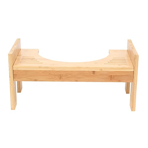 KAPIPALA Toilettenhocker, Verstellbare Toilette Squatty Schritt Hocker Bambus, Holz klohocker Erwachsene, für gegen Hämorrhoiden Verstopfung Blähungen von KAPIPALA