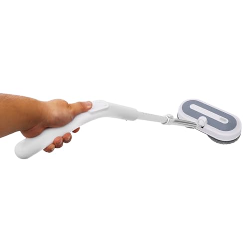 Kabelloser Elektrischer Wischmopp mit Sprühfunktion | 180° Flexibler Drehkopf, 30W Doppelmotor, 40 Min Laufzeit, LED-Beleuchtung | Leichter Bodenreiniger für Hartböden, Fliesen & Mehr von KAPIPALA