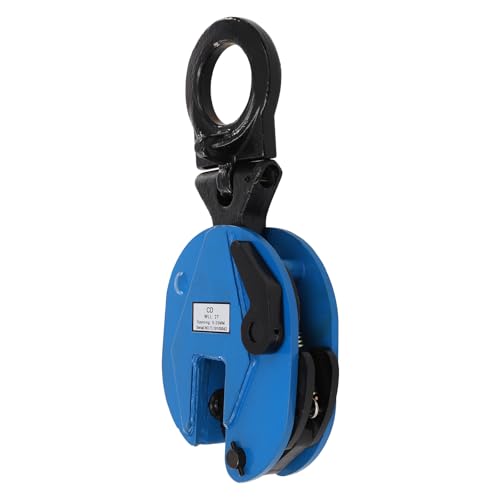 Platte Hebeklammer Blechgreifer Vertikalblechgreifer Blechklemme 0-25 mm Greifbereich 2T Tragfähigkeit Hebeklemme zum Heben und Transportieren von KAPIPALA