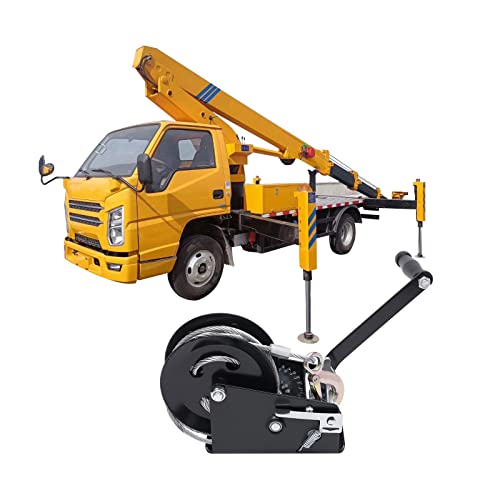 Trailer Winde Handwinde Max Tragkraft 2000 KG Winde mit 10m Drahtseil Auto Boot Heavy Duty Hand Seilwinde Zwei-Wege-Ratsche Boot Winde für Trailer LKW ATV Boot Trailer Winde Handwinde Max Tragkraft 2000 KG Winde mit 10m Drahtseil Auto Boot Heavy Duty Hand Seilwinde Zwei-Wege-Ratsche Boot Winde für Trailer LKW ATV Boot von KAPIPALA
