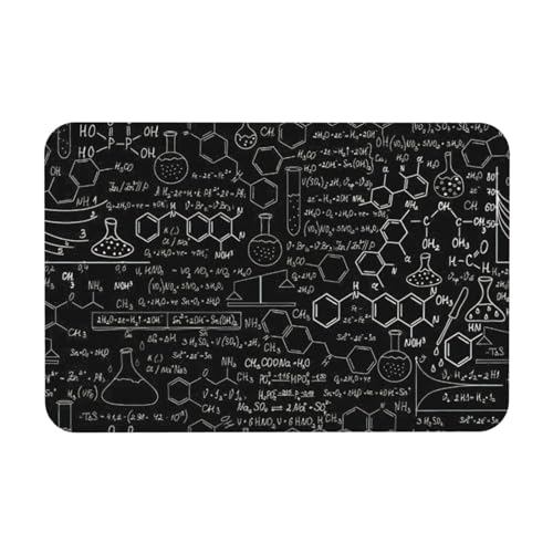 Abstrakte Wissenschaft Chemie Illustration 3D-Druck Abtropfmatte Kieselgur saugfähige Matte passt zu jeder Theke für mehrere Anwendungen für Zuhause von KAPPTYY