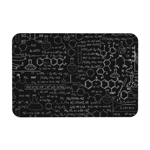 Abstrakte Wissenschaft Chemie Illustration 3D-Druck Abtropfmatte Kieselgur saugfähige Matte passt zu jeder Theke für mehrere Anwendungen für Zuhause von KAPPTYY