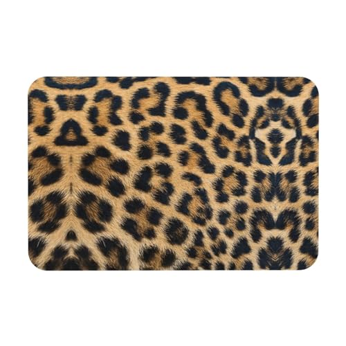 Abtropfmatte mit rauem Leopardenmuster, Kieselgur, saugfähige Matte passt zu jeder Theke für mehrere Anwendungen für Zuhause von KAPPTYY