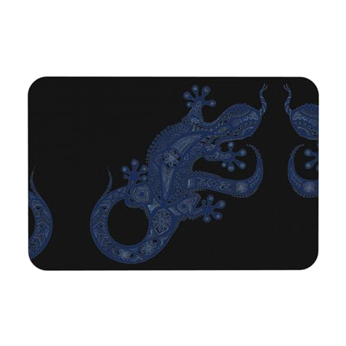 Illustration Abtropfmatte mit Gecko-Druck, Kieselgur, saugfähige Matte, passt zu jeder Theke für mehrere Verwendungszwecke für Zuhause von KAPPTYY