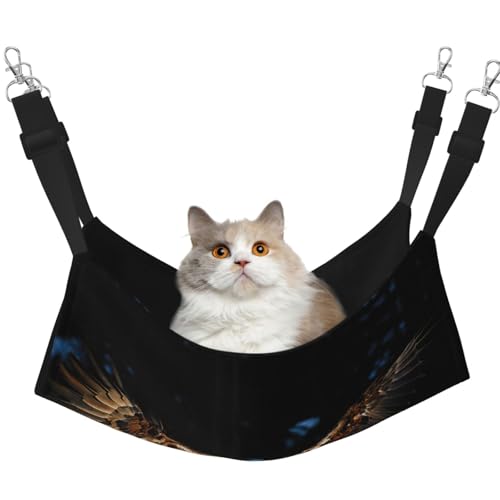 KAPPTYY 3D Glatzenadler Hängemattenbett mit verstellbaren Riemen und Metallhaken, doppelseitiges Bett von KAPPTYY