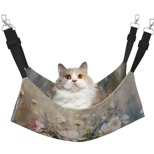 KAPPTYY Leichte, romantische Blumenhängematte mit verstellbaren Riemen und Metallhaken, doppelseitiges Bett KAPPTYY Leichte, romantische Blumenhängematte mit verstellbaren Riemen und Metallhaken, doppelseitiges Bett von KAPPTYY