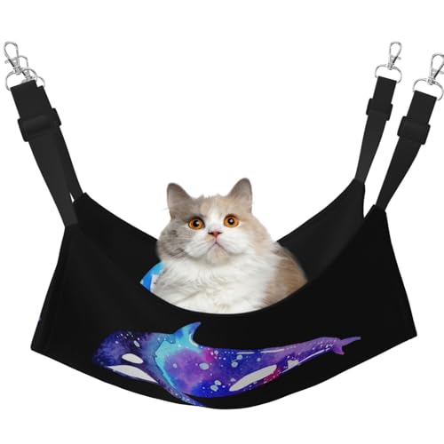 KAPPTYY Orca Killer Whale Hängematte, Bett mit verstellbaren Riemen und Metallhaken, doppelseitiges Bett KAPPTYY Orca Killer Whale Hängematte, Bett mit verstellbaren Riemen und Metallhaken, doppelseitiges Bett von KAPPTYY