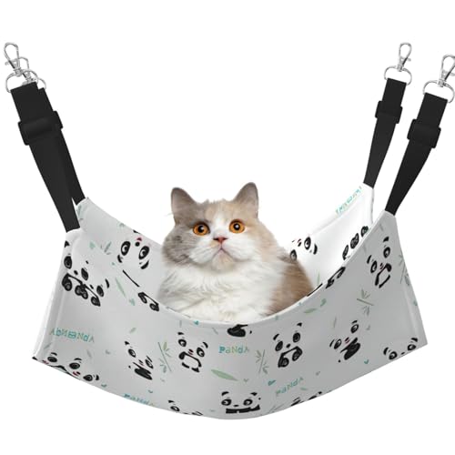 KAPPTYY Panda Bambus-Hängemattenbett mit verstellbaren Riemen und Metallhaken, doppelseitiges Bett KAPPTYY Panda Bambus-Hängemattenbett mit verstellbaren Riemen und Metallhaken, doppelseitiges Bett von KAPPTYY