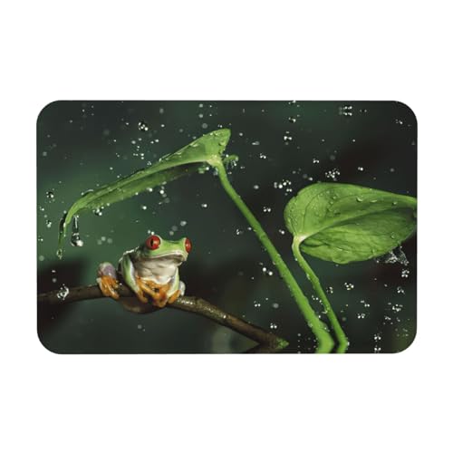 Peace Tree Frosch Printing Dish Drying Mat Diatomeous Earth Absorbent Mat Match Any Counter to Multiple Usage for Home von KAPPTYY
