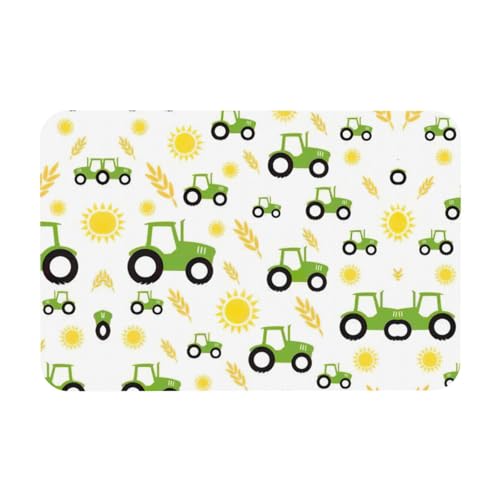 Traktor Farming Printing Dish Drying Mat Diatomeous Earth Absorbent Mat Match Any Counter to Multiple Usage for Home von KAPPTYY